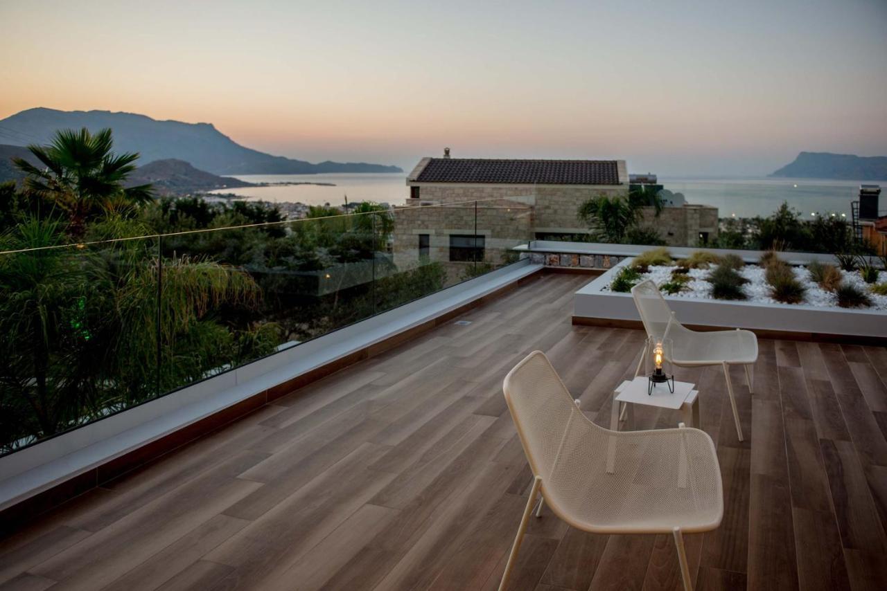 Villa Lydia I Superb Views, Two Pools, Next To The City Kíssamos Exterior foto